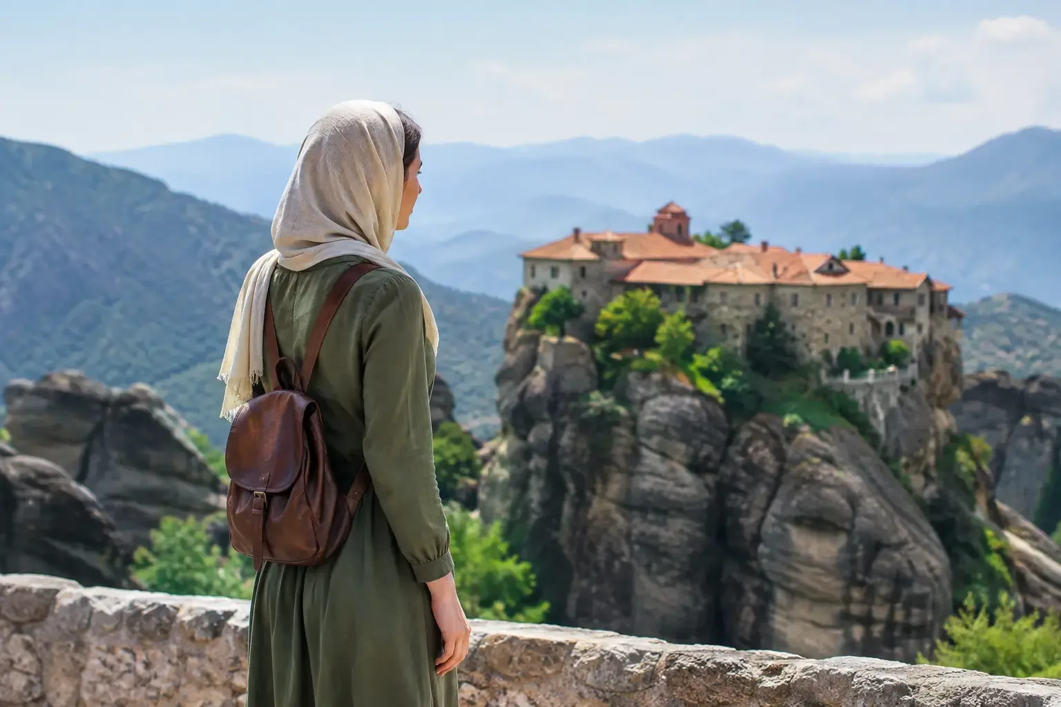 How to Dress for Monasteries Across Greece