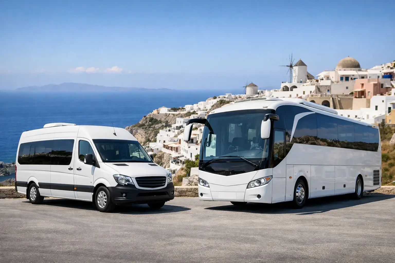 Minibus Versus Coach for Your Greece Trip