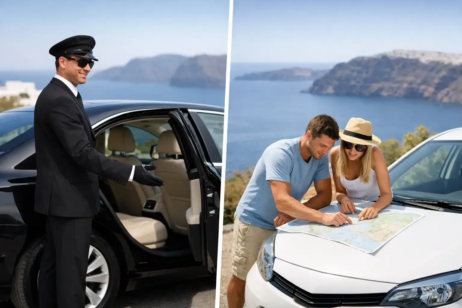 Private Driver Versus Rental Car in Greece